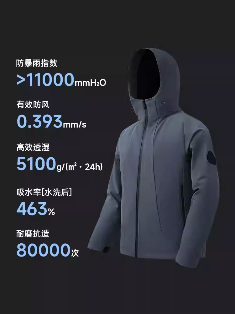 Windproof & Rainproof Softshell Jacket with Seamless Cut – Multi-Functional Outdoor Fall Anti-Static