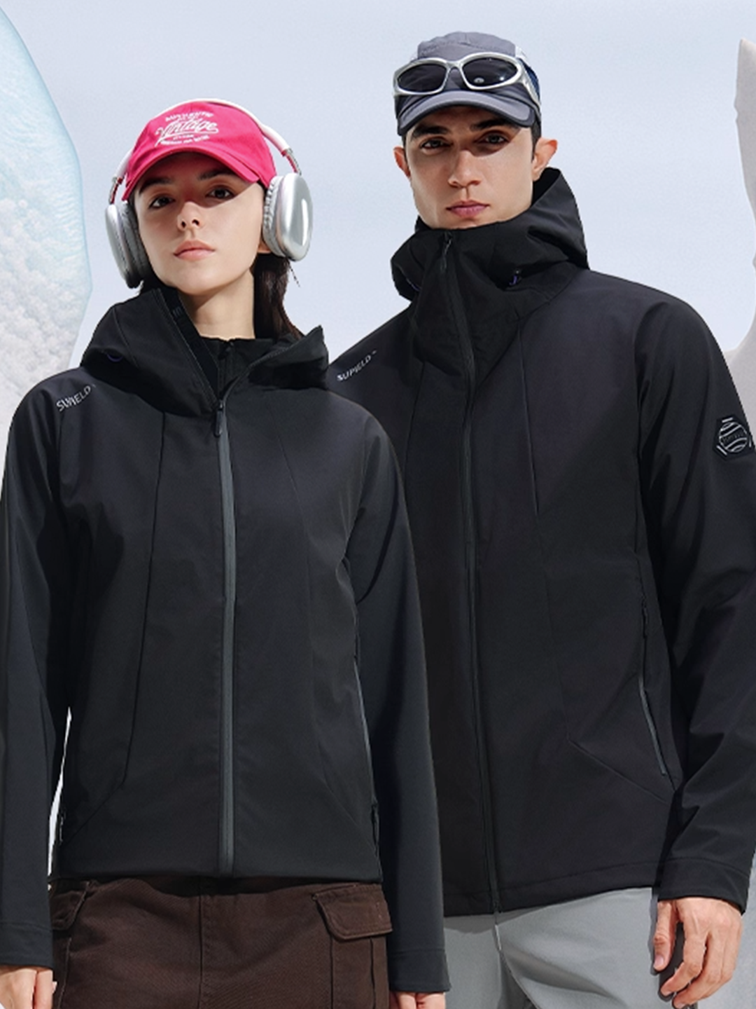 Windproof & Rainproof Softshell Jacket with Seamless Cut – Multi-Functional Outdoor Fall Anti-Static