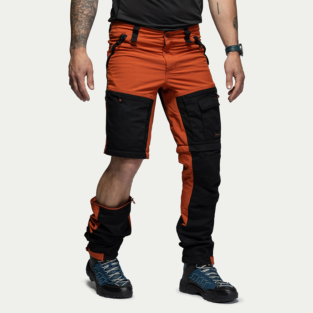 [PRE-ORDER] F002 Convertible Zip-Off Hiking Pants Burnt Orange