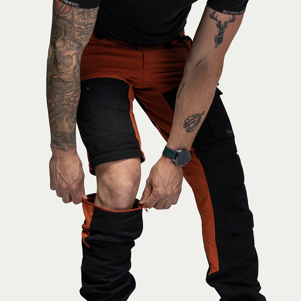 [PRE-ORDER] F002 Convertible Zip-Off Hiking Pants Burnt Orange