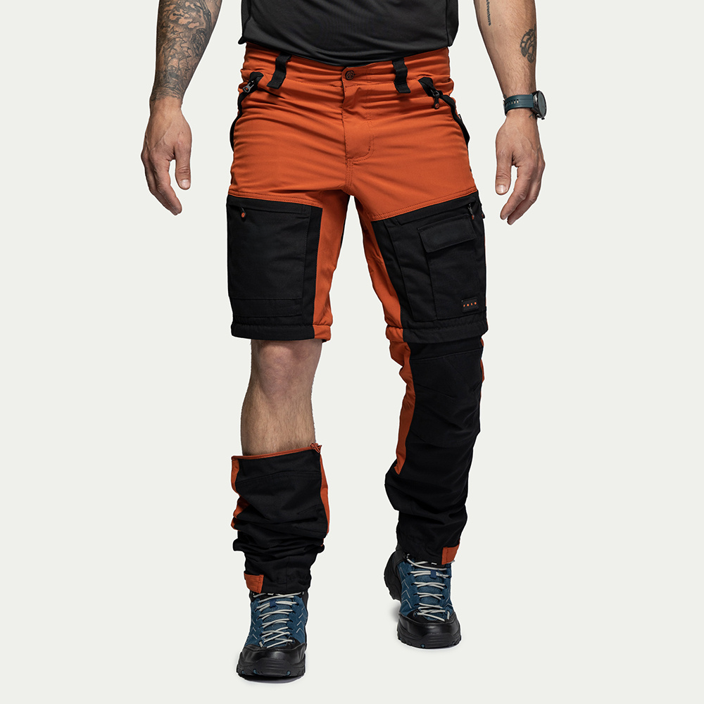 [PRE-ORDER] F002 Convertible Zip-Off Hiking Pants Burnt Orange