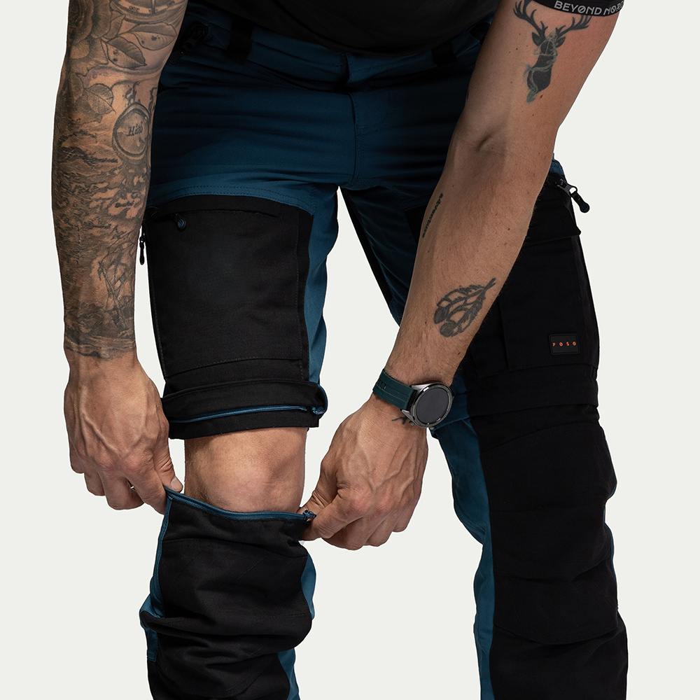 [PRE-ORDER] F002 Convertible Zip-Off Hiking Pants Legion Blue