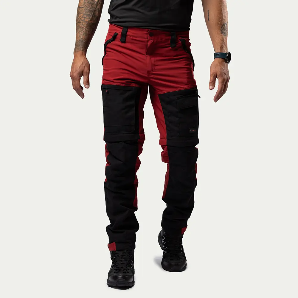 [PRE-ORDER] F002 Convertible Zip-Off Hiking Pants Rio Red